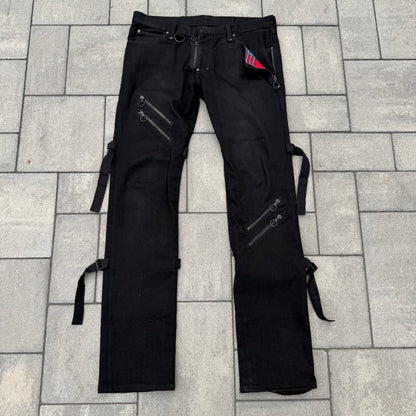 SS05 Number Nine Bondage Pain Denim
