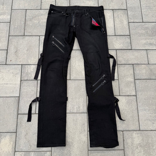 SS05 Number Nine Bondage Pain Denim