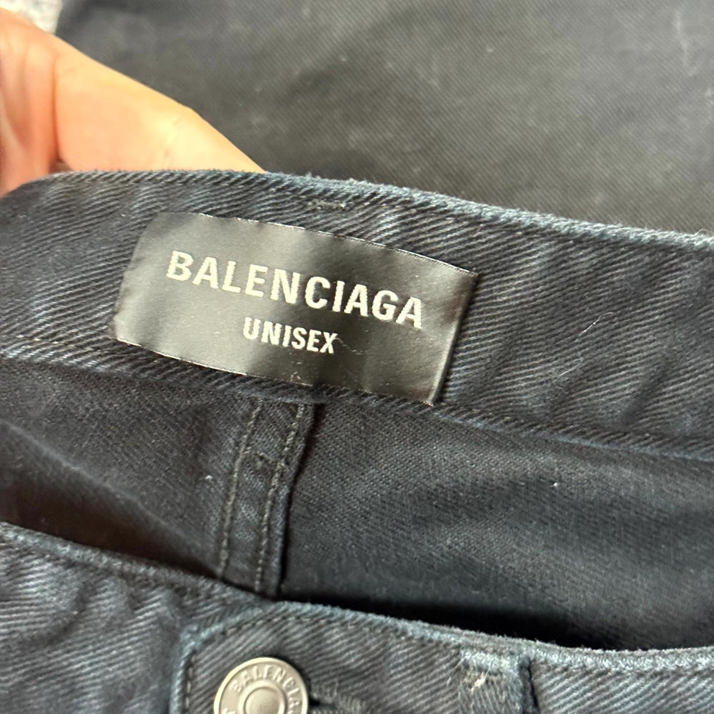 SS24 Balenciaga Sunfaded Bootcut Denim