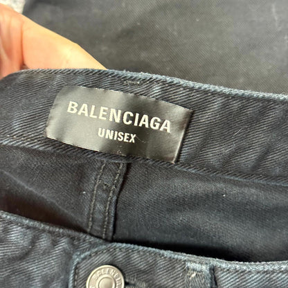 SS24 Balenciaga Sunfaded Bootcut Denim