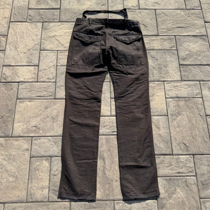 FW07 Rick Owens Corduroy Waxed Double Layer Aircut Denim