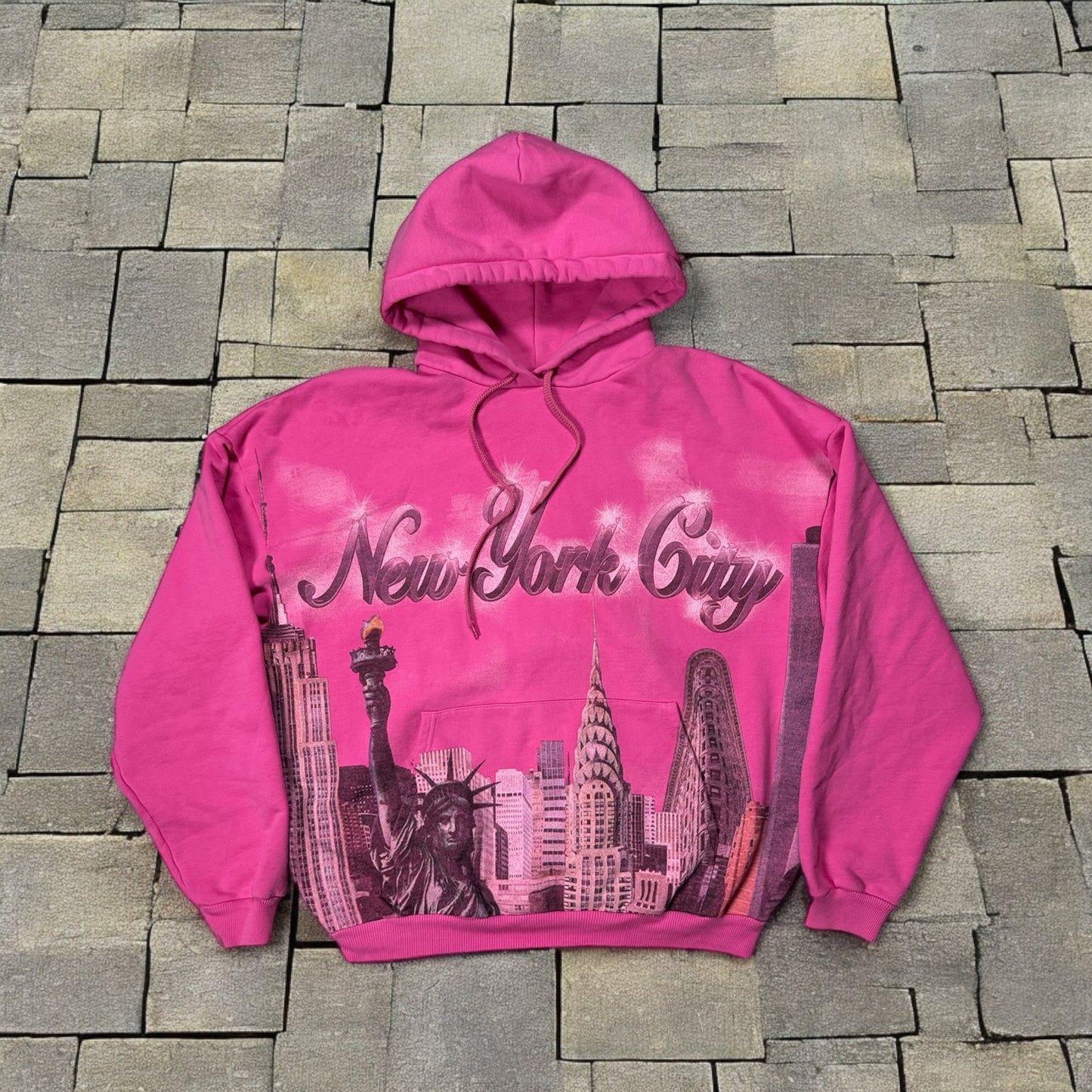 Balenciaga Airbrush New York City Hoodie