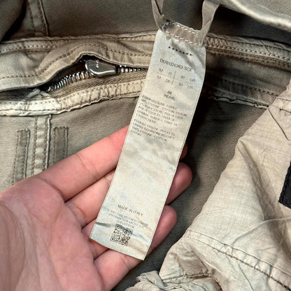 Rick Owens Waxed Pearl Bolan Banana Cut Denim