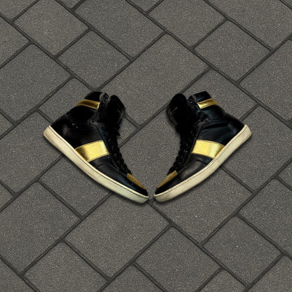 Saint Laurent Paris Sl/01H Gold Sneaker