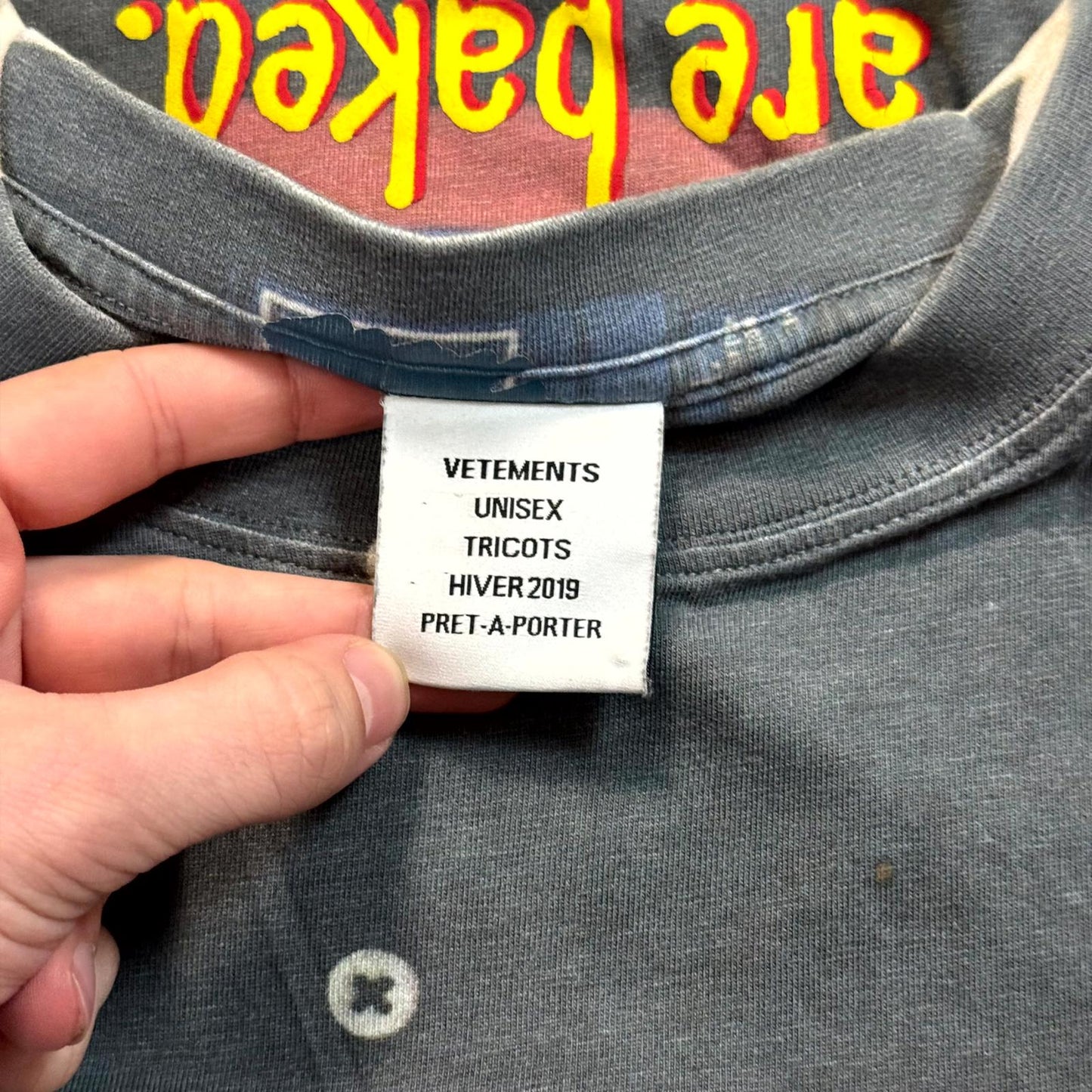 AW19 Vetements Trompe L’oeil Tee