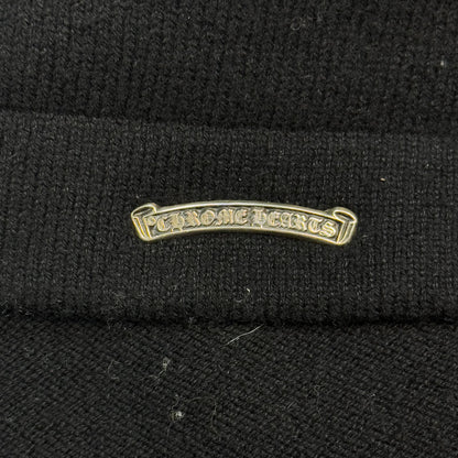 Chrome Hearts Sailin On Leather Patch Cashmere Hoodie