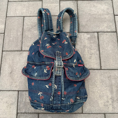 Hysteric Glamour Cherry Denim Backpack