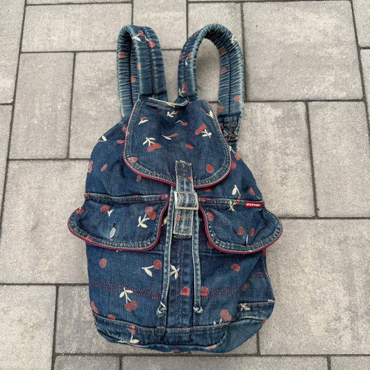 Hysteric Glamour Cherry Denim Backpack