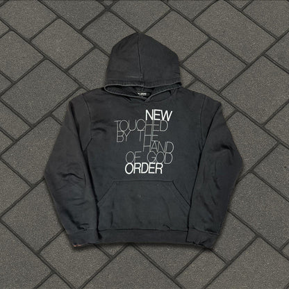 AW03 Raf Simons Black New Order Hoodie