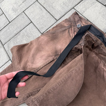 FW11 Rick Owens Resin Kilt Denim