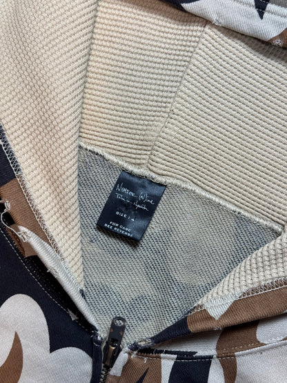 AW04 Number Nine Beige Tribal Zip Up