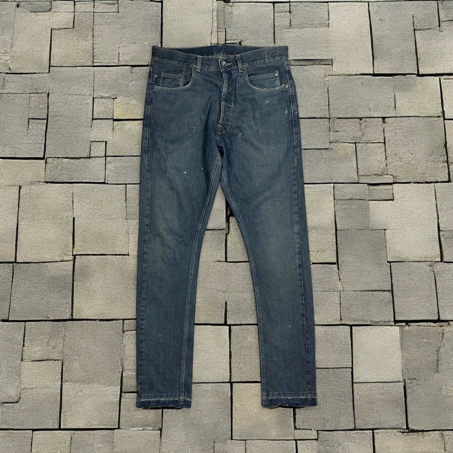 Rick Owens Olmar & Mirta Blue Wash Denim