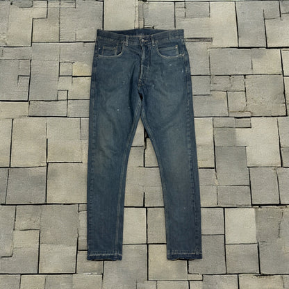 Rick Owens Olmar & Mirta Blue Wash Denim