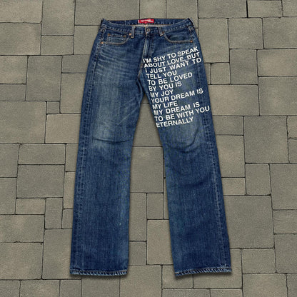 SS02 Junya Watanabe Poem Denim