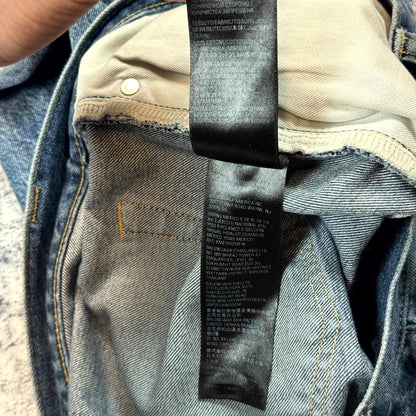 SS23 Balenciaga Blue Lost Tape Flared Denim