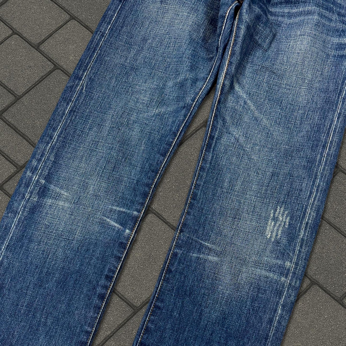 AW03 Dior Homme Blue Clawmark Denim