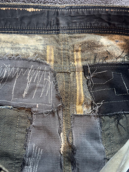 FW08 Rick Owens Dust Detroit Cut Denim