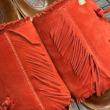 Visvim Shaman Folk Red Suede Christo Sanadals
