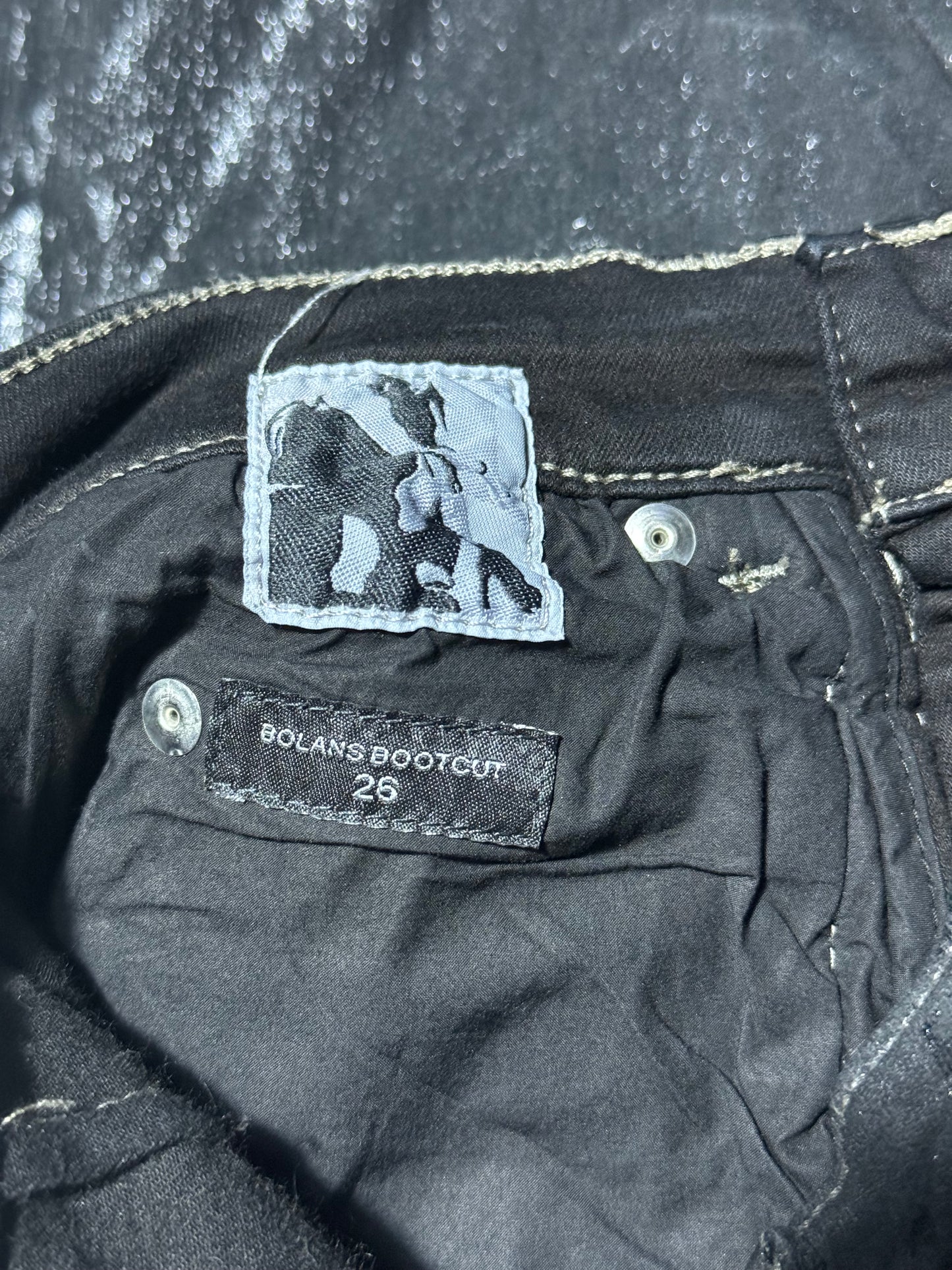 Rick Owens Waxed Bolan Denim