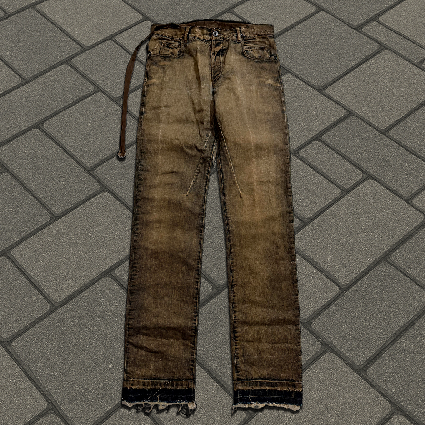 FW07 Rick Owens Dust Detroit Cut Denim
