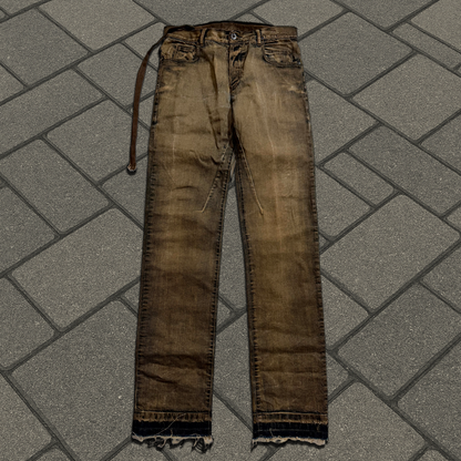 FW07 Rick Owens Dust Detroit Cut Denim