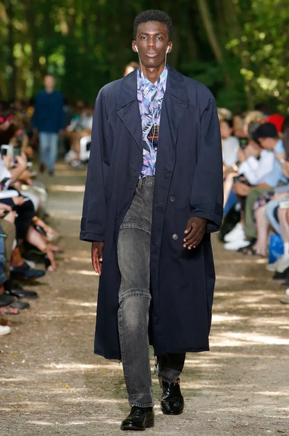 2018 Balenciaga Paneled Convertible Denim