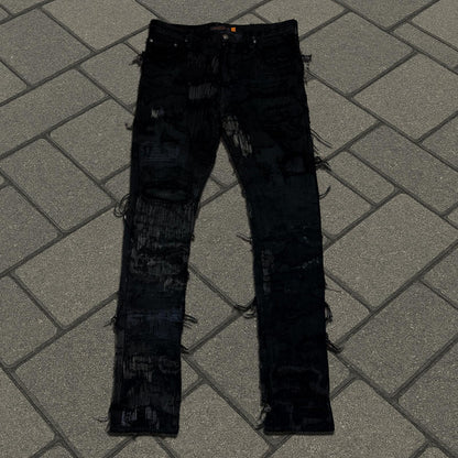 AW05 Undercover Black 85 Boro Denim