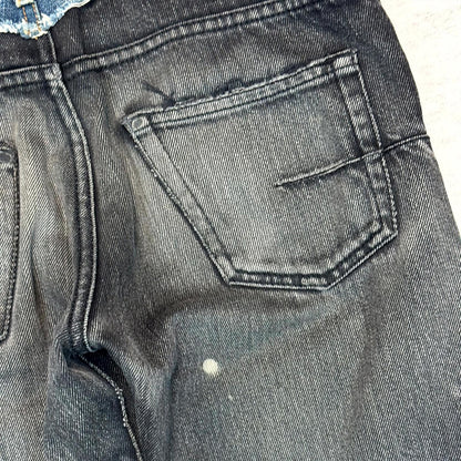 AW06 Dior Homme Black Cummerbund Denim