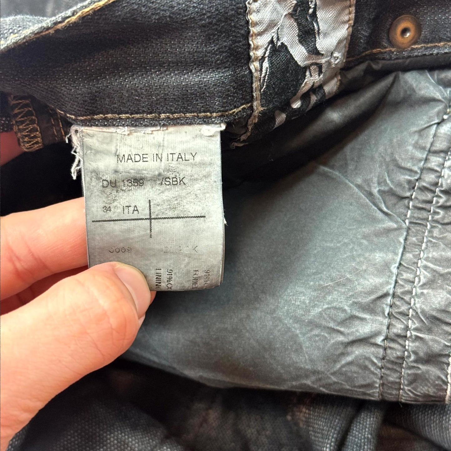 FW13 Rick Owens SBK Detroit Cut Denim