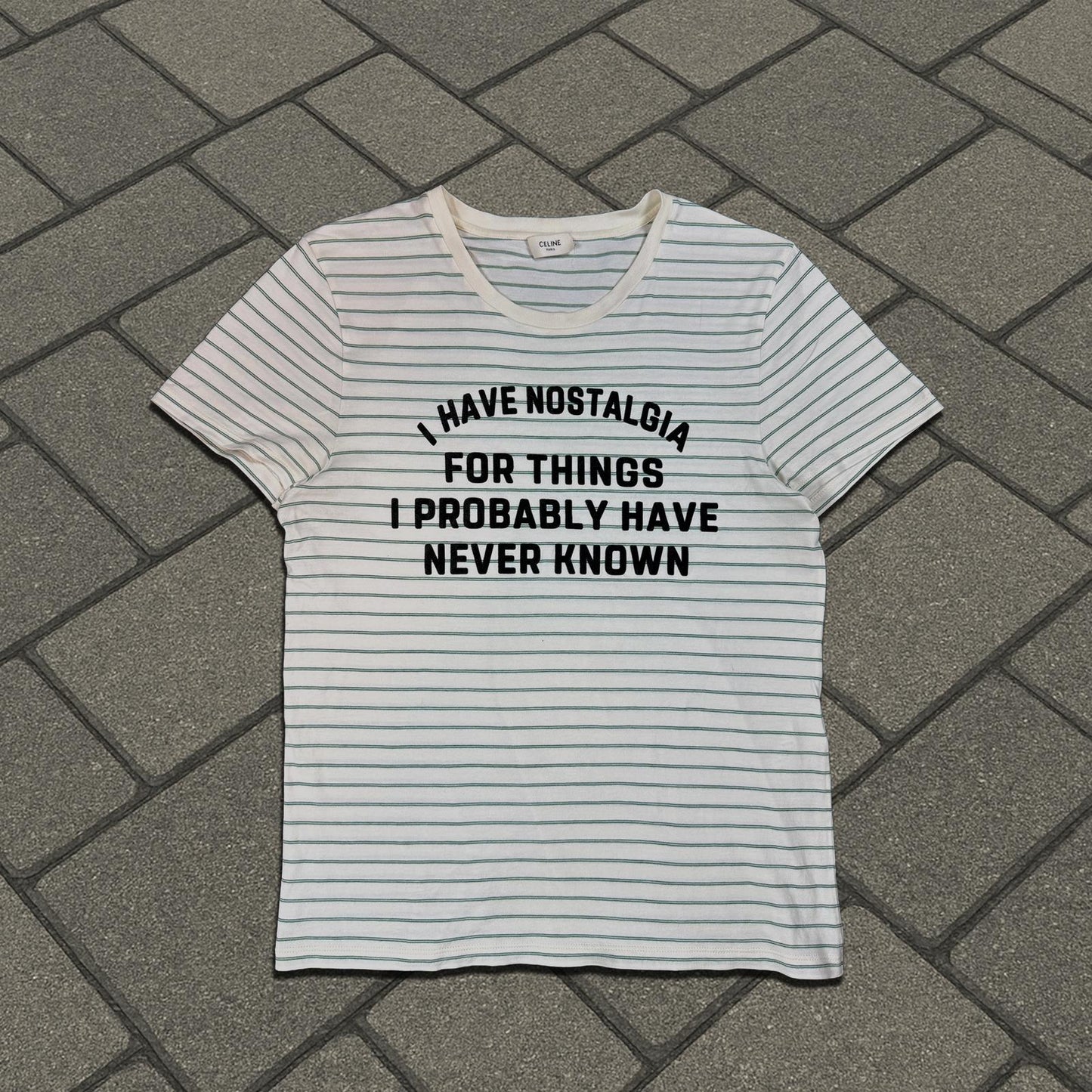 SS20 Celine ’Nostalgia’ Striped Tee