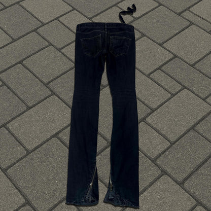 SS09 Rick Owens Black Banana Cut Denim