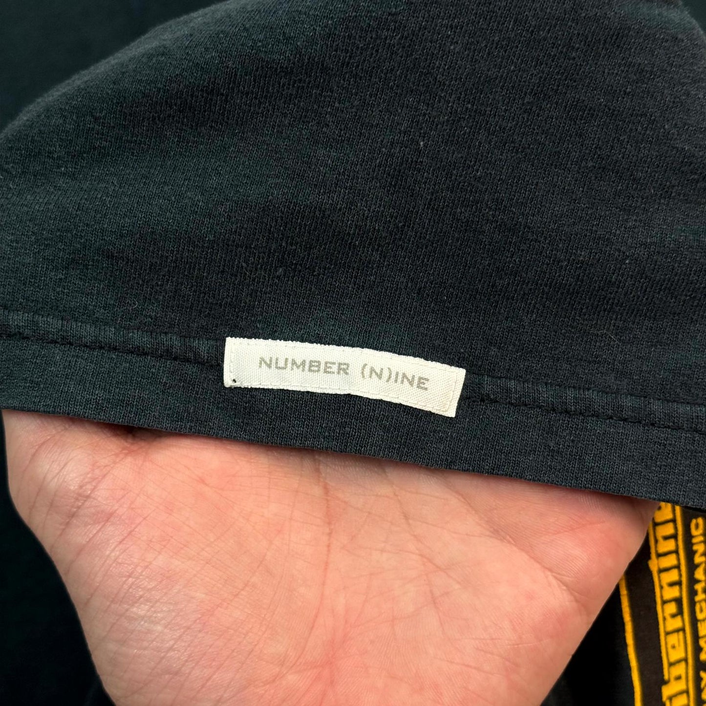 AW00 Number Nine Yellow Sunday Mechanic Tee