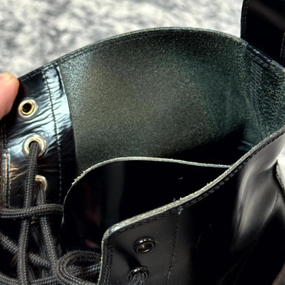 Balenciaga Calfskin Black Strike Boot