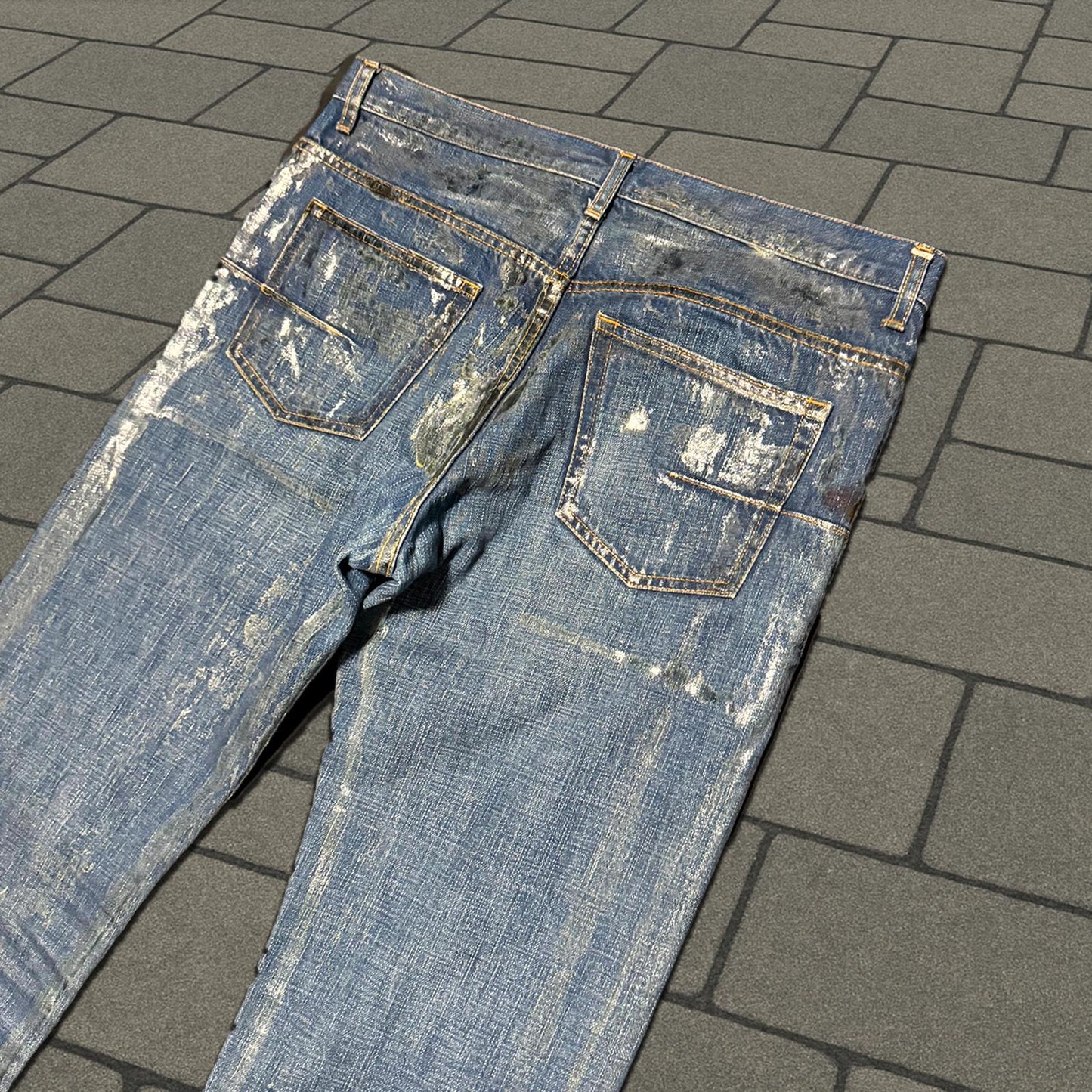 SS07 Dior Home Blue Luster Waxed Denim