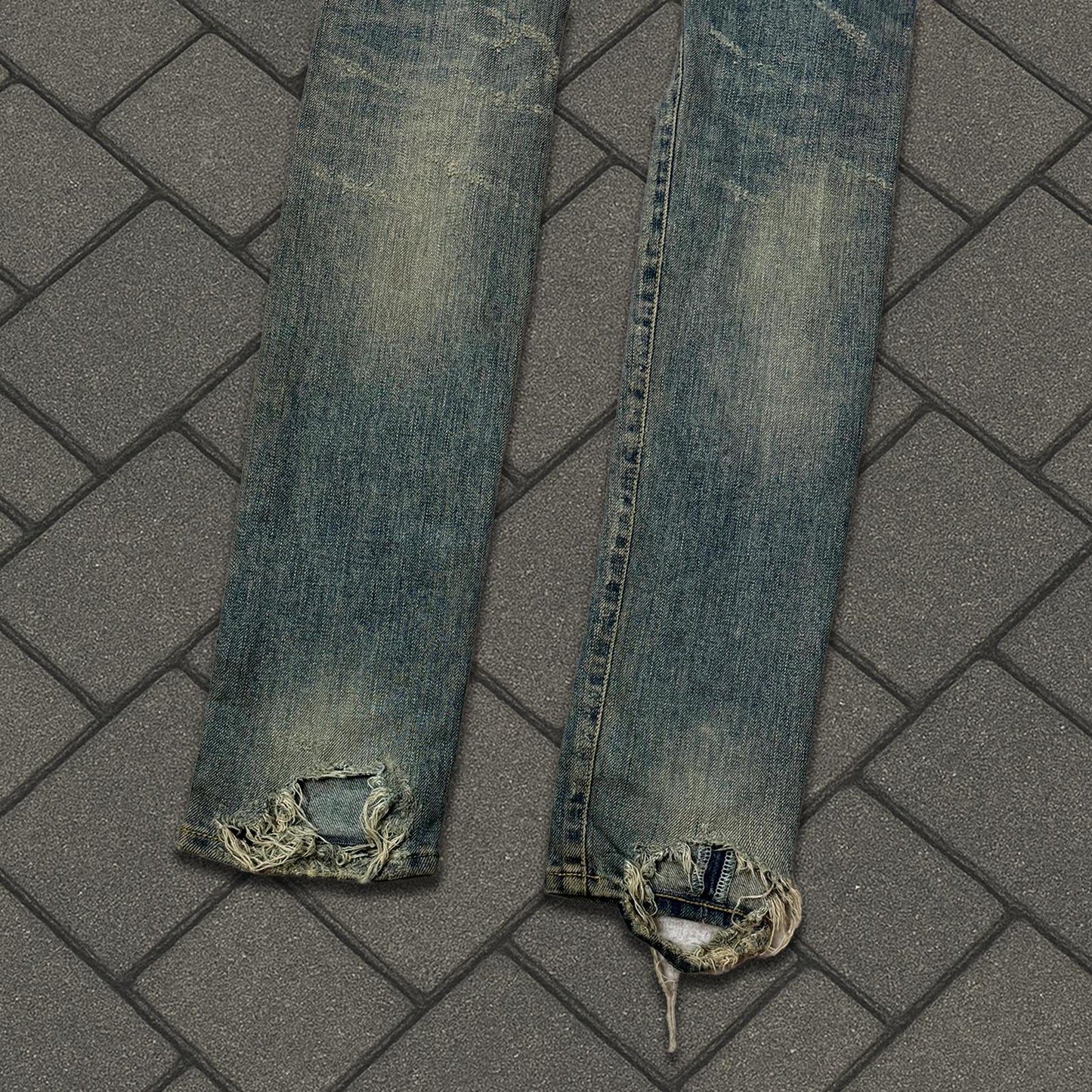 FW13 Saint Laurent Paris Chain Denim