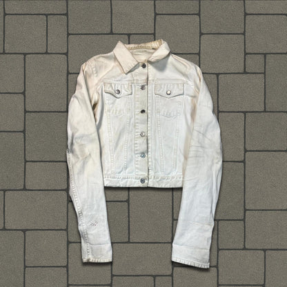 Helmut Lang Vintage White Denim Jacket