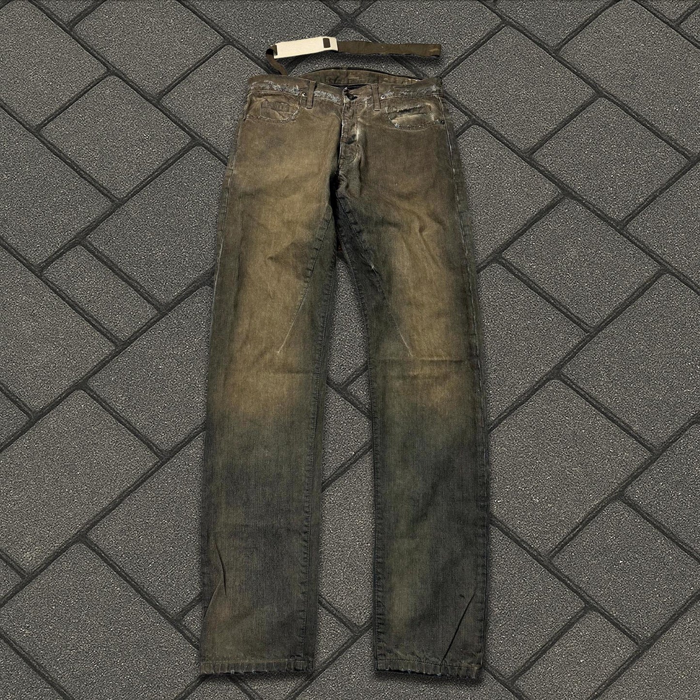 FW07 Rick Owens Dark Dust Berlin Cut Denim