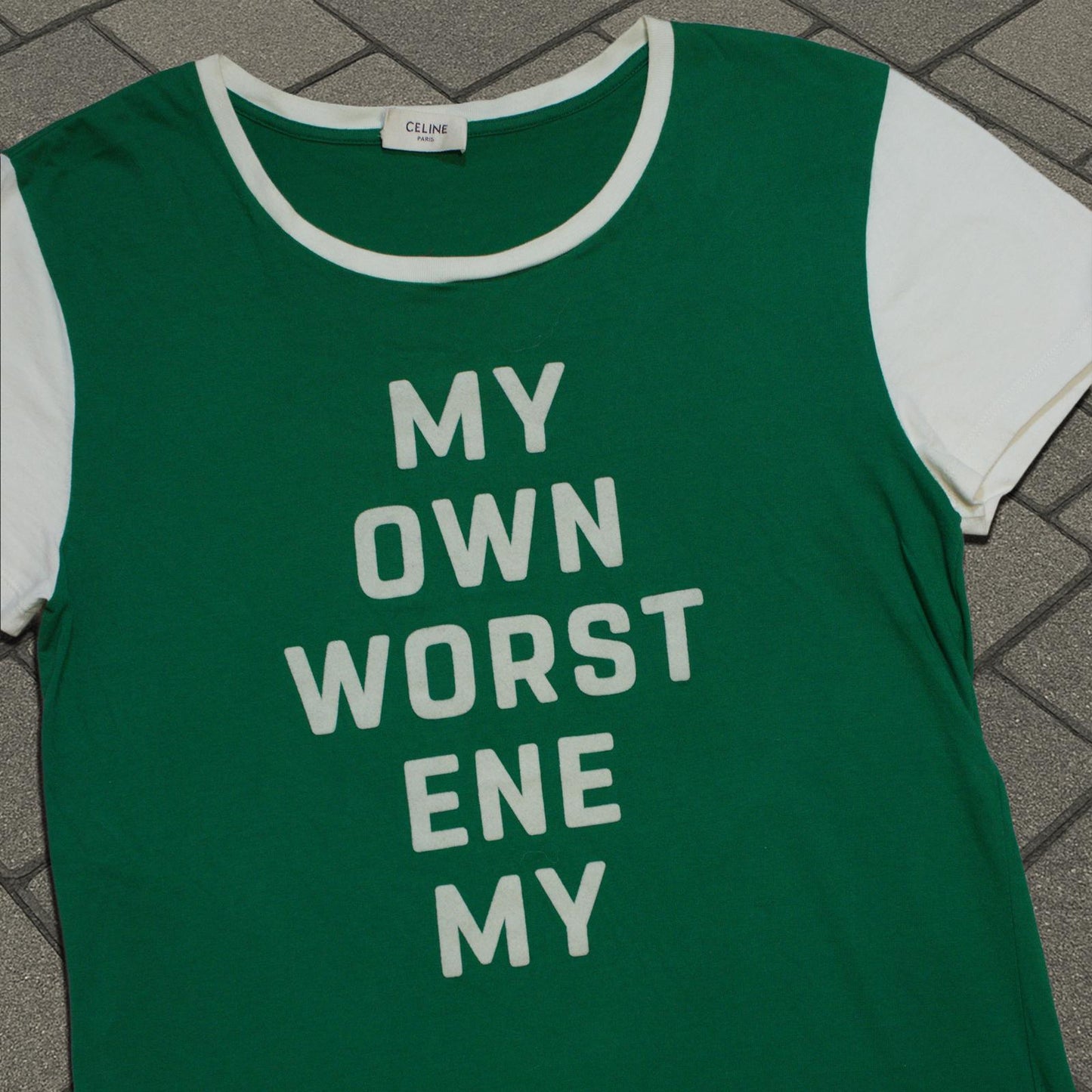 SS20 Celine My Own Worst Enemy Tee