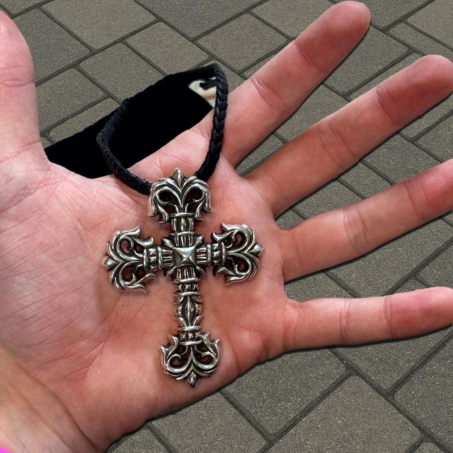 Chrome Hearts Giant Filigree Cross Pendant