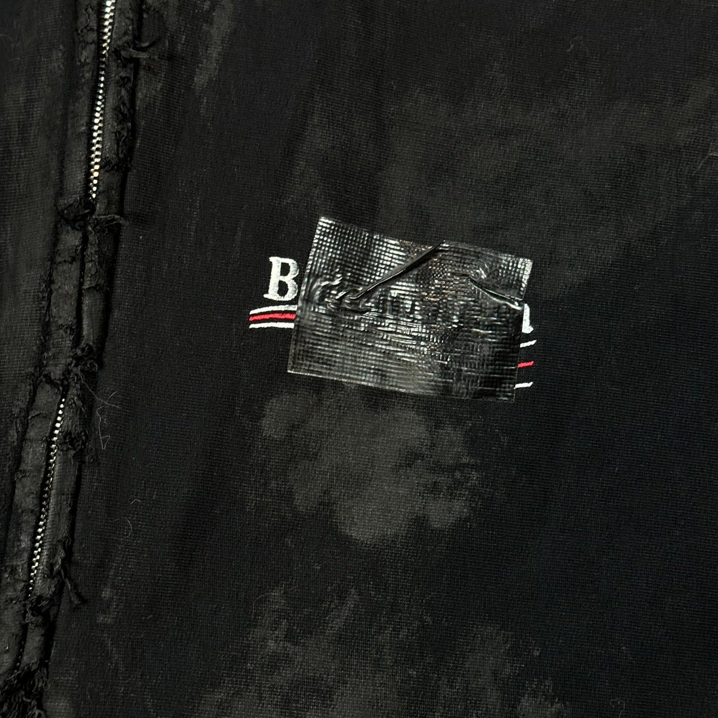 SS23 Balenciaga Gaffer Mud Zip Up Hoodie