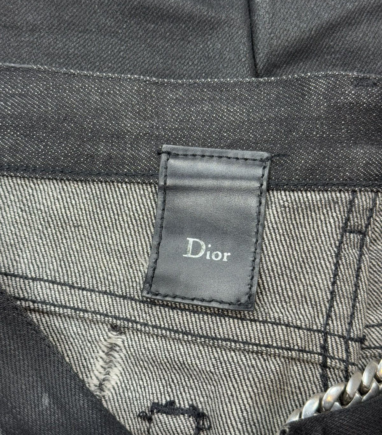 SS04 Dior Homme Strip Denim