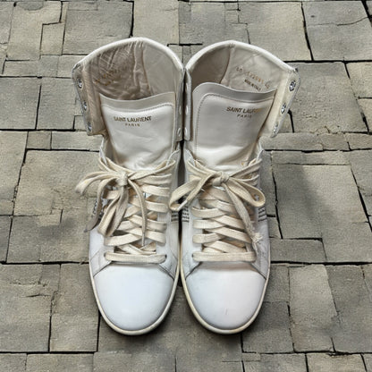 Saint Laurent SL/01H Hi Top Studded Sneakers