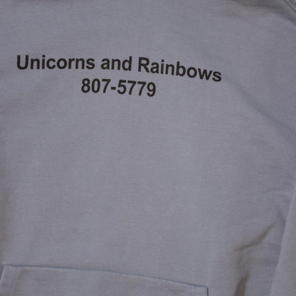 SS18 Vetements 1/500 Light Blue Unicorn Hoodie