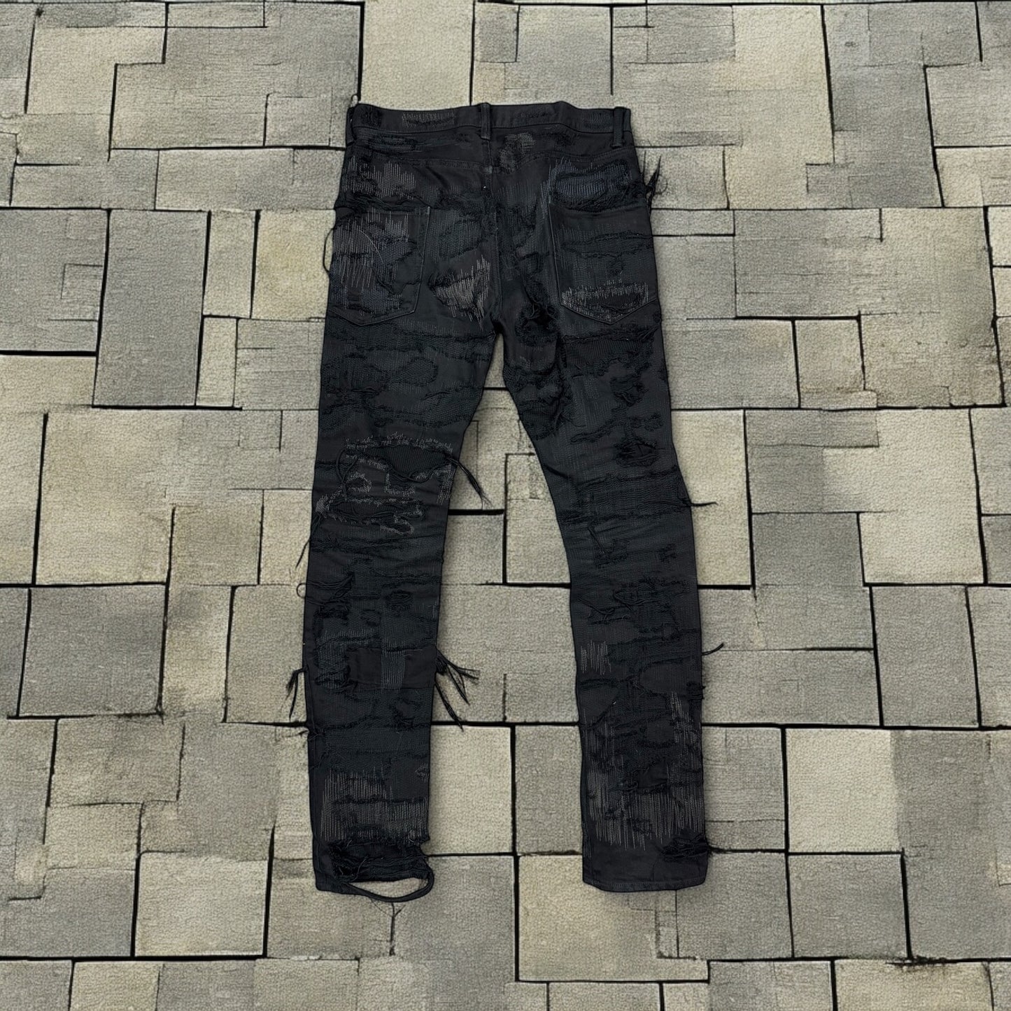 AW05 Undercover Black “Arts & Crafts” 85 Denim