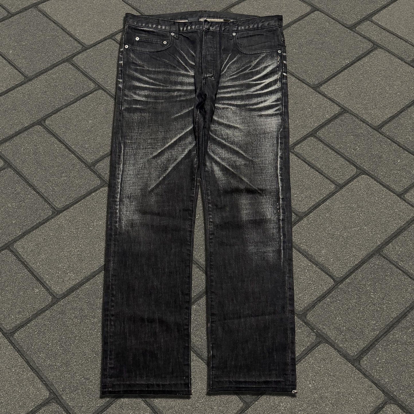 SS03 Dior Homme Black Clawmark Denim
