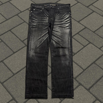 SS03 Dior Homme Black Clawmark Denim