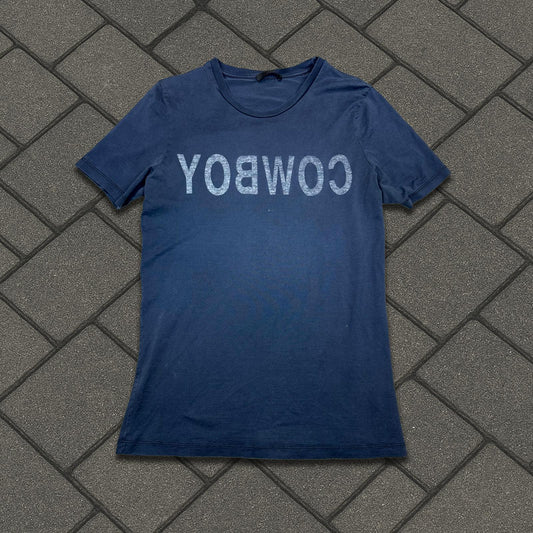Helmut Lang Blue Cowboy Tee
