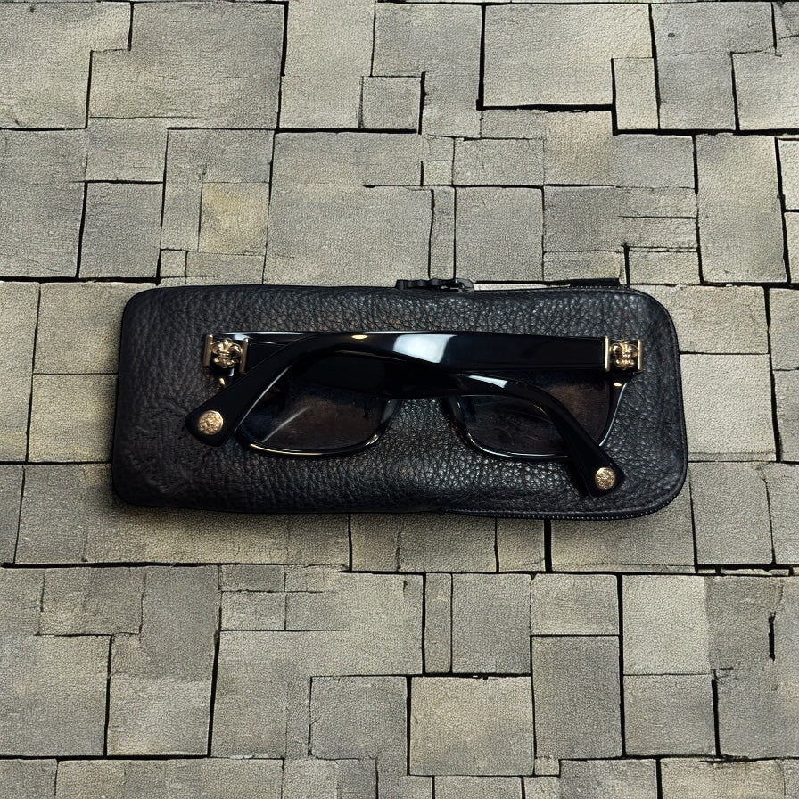 Chrome Hearts “Gittin Any?” Gold Sunglasses