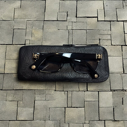 Chrome Hearts “Gittin Any?” Gold Sunglasses