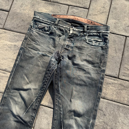FW12 Rick Owens Dust Detroit Cut Denim